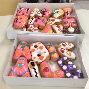 Personalized Happy Birthday Donuts