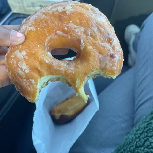 Glazed and chocolate glazed