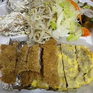 Katsu / meat jun combo