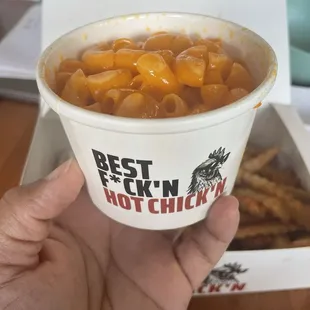 Tiny, terrible and expensive mac n cheese