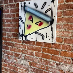 Little pizza guy at BEST FCKN PIZZA