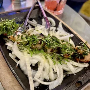 BBQ Scallops - - wish we had loved them more for that price.