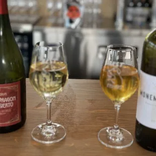 Geisha Dragon and orange wine