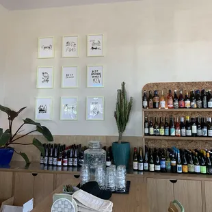 Cute dog photos on the wall