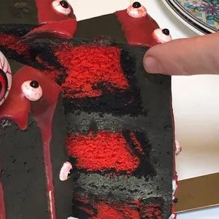 Marble cake and Chocolate Buttercream icing