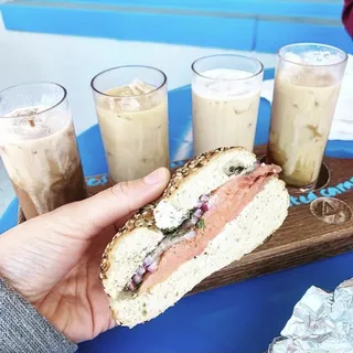 Missy's Dill Weed Lox Breakfast Sandwich