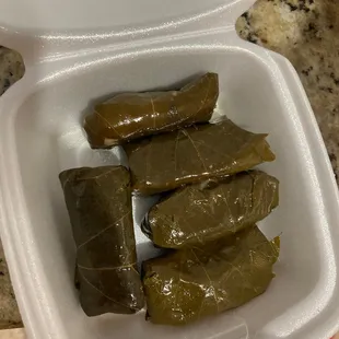 Grape leaves- very good