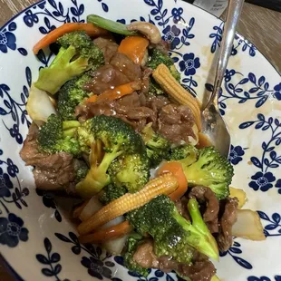 Beef with mix vegetables