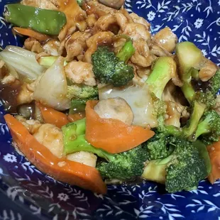 Chicken with mix vegetables