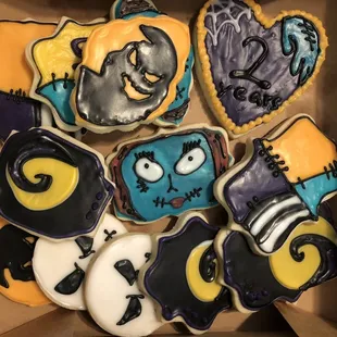 Nightmare Before Christmas cookies