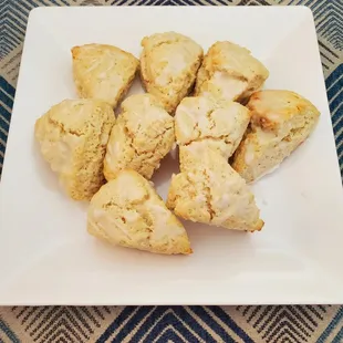 Lemon glazed scones -- 5 for $8