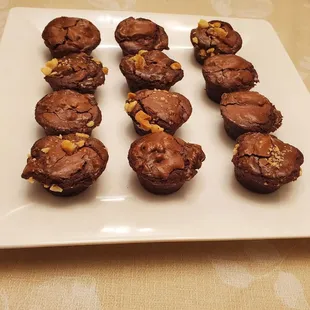 Chocolate brownie bites -- 12 for $10