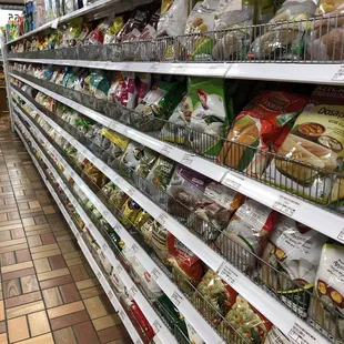 Well stocked shelves