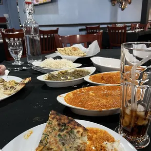 Shahi Paneer Chicken Koran Keema Nan Garlic Nan
