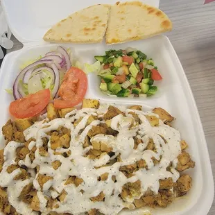 Chicken plate (to go)
