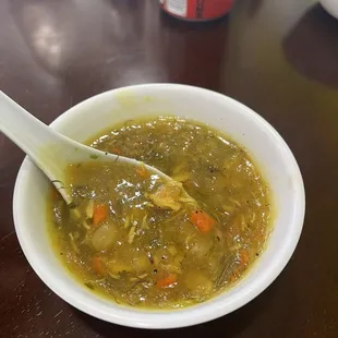 Soup as appetizer