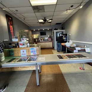 the inside of a coffee shop