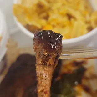 Brisket dry as wood.