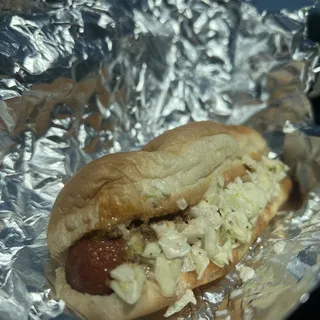 Nathan's Famous All Beef Hot Dog