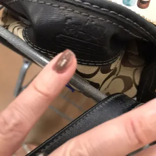 Nail polish smudged one hour later.