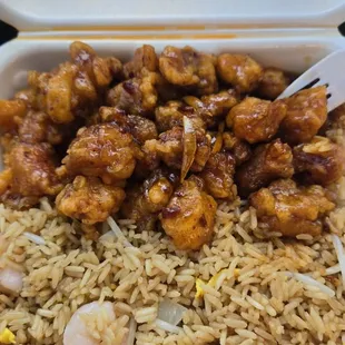 Orange chicken