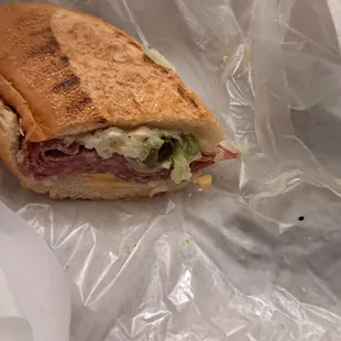 This is a Mafioso sandwich.