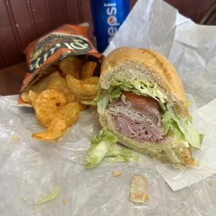 Roast Beef, Turkey &amp; Ham Sandwich