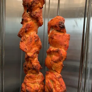 Chicken Tikka on skewers