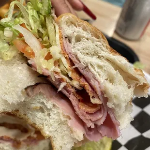 Itailan a little slim on the meat, but overall quality good