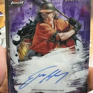 2024 Topps finest. Pulled this monster auto from the box we bought from "Best of the best in sportscards" today