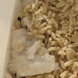 a close up of a box of food