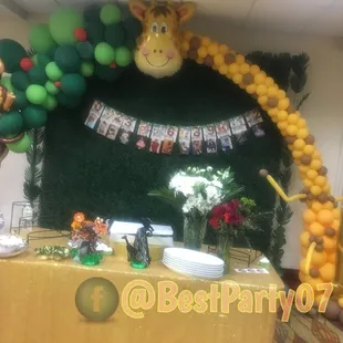 Jirafa arch Balloons