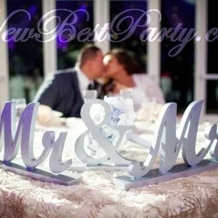 Mr &amp; Mrs table