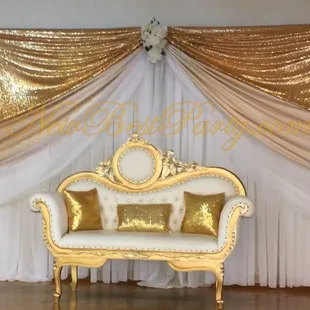 Backdrop &amp; Love seat