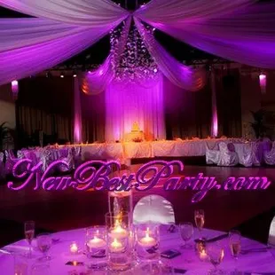 Ceiling drapes for any Event http://newbestparty.com/event-specials