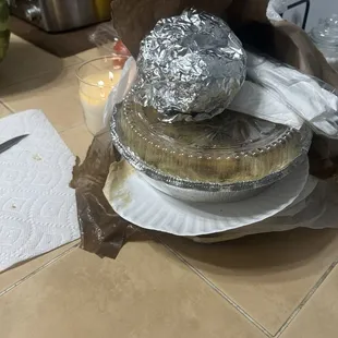 Damage food that was delivered like this