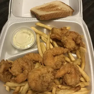 Regular Fried Shrimp Dinner
