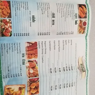 Updated Menu