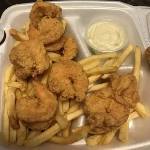 Regular Fried Shrimp Dinner