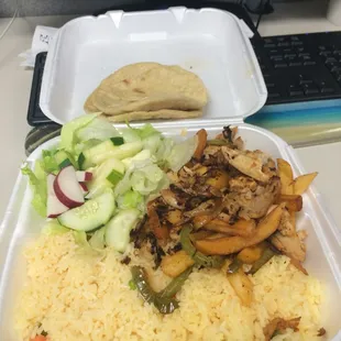 Pollo saltado. It has great taste!!!