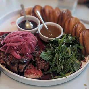 Braised beef shoulder.