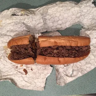 So not the best quality like the one on Springfield Road, can't even cut it half right..