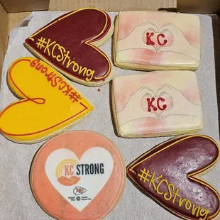 a box of cookies