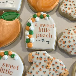 a dozen decorated cookies