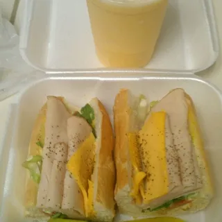 Turkey & Cheese Baguette