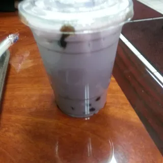 Iced Taro Milk Tea