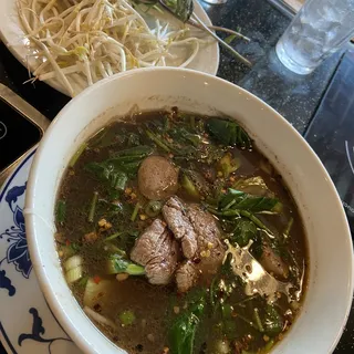 Thai Boat Noodles Soup