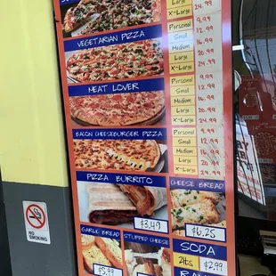 Menu photos