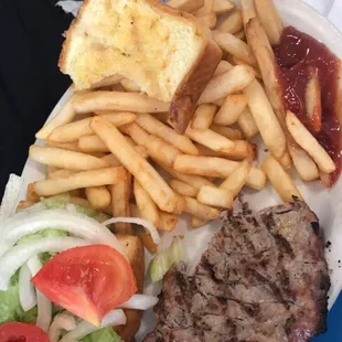 Texas Steak Sandwich (minus a few bites)