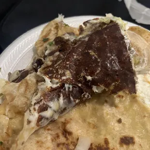 BURNED ass Quesadilla